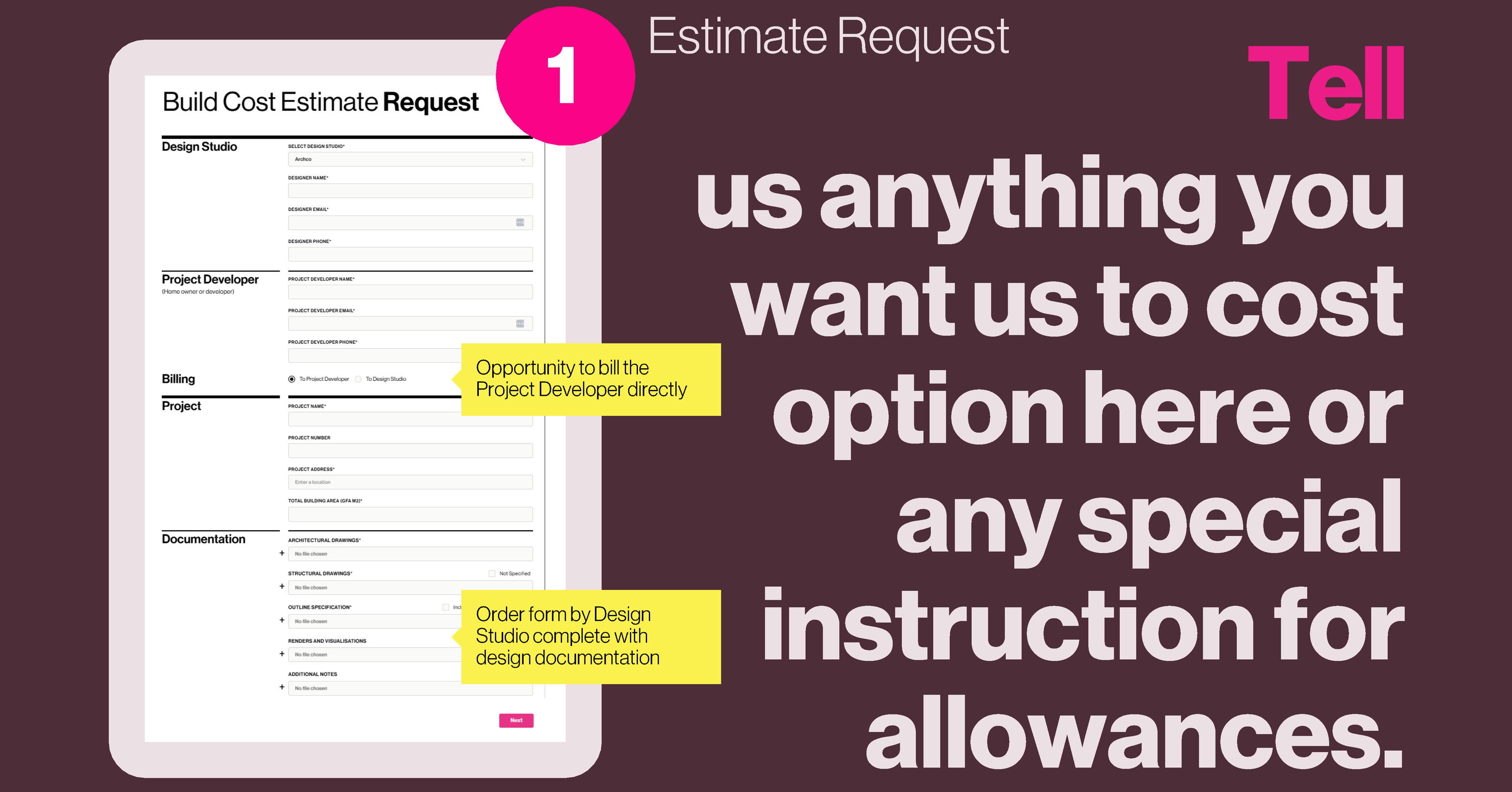 Instructions Tell
