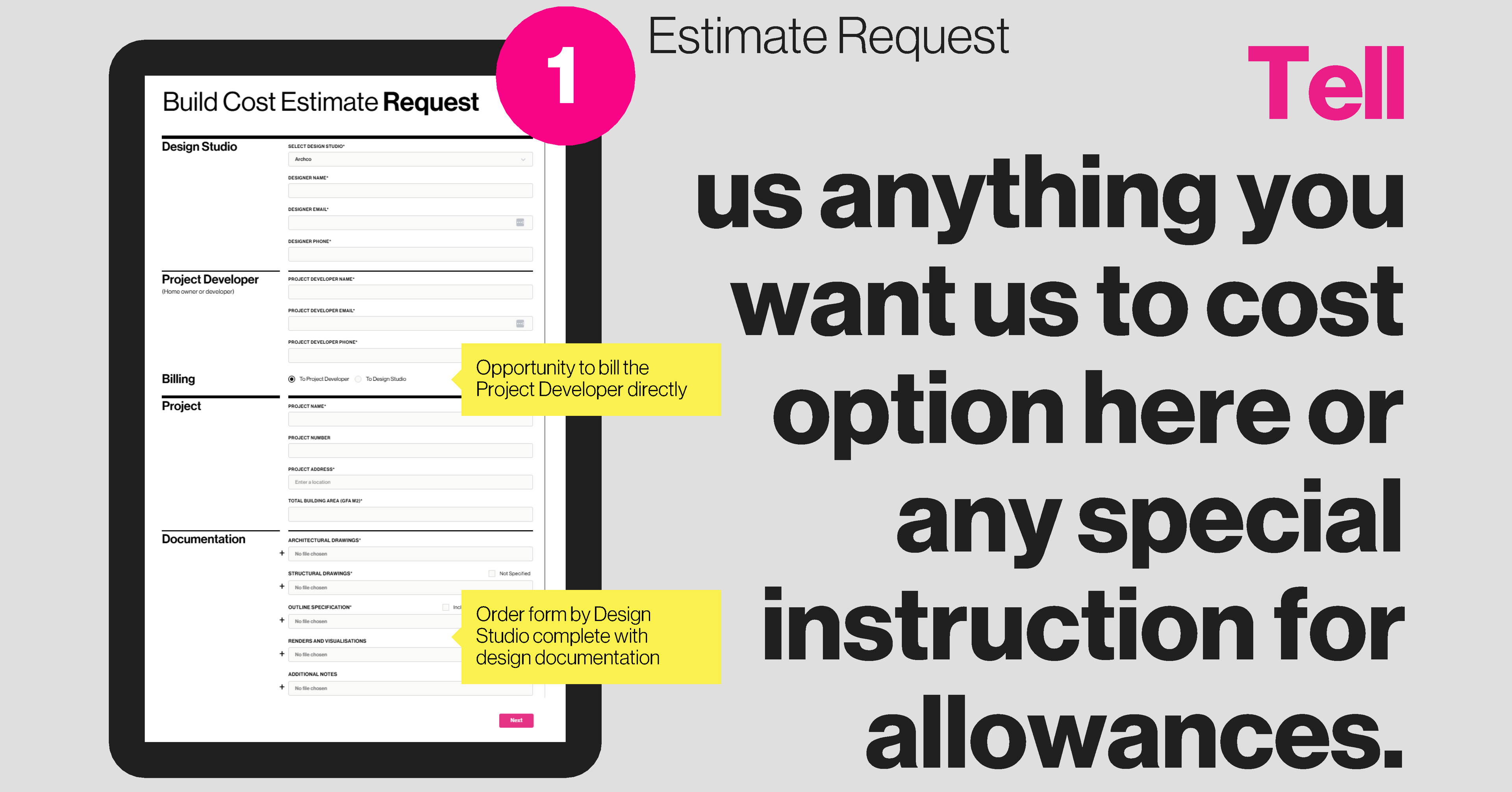 Instructions Tell