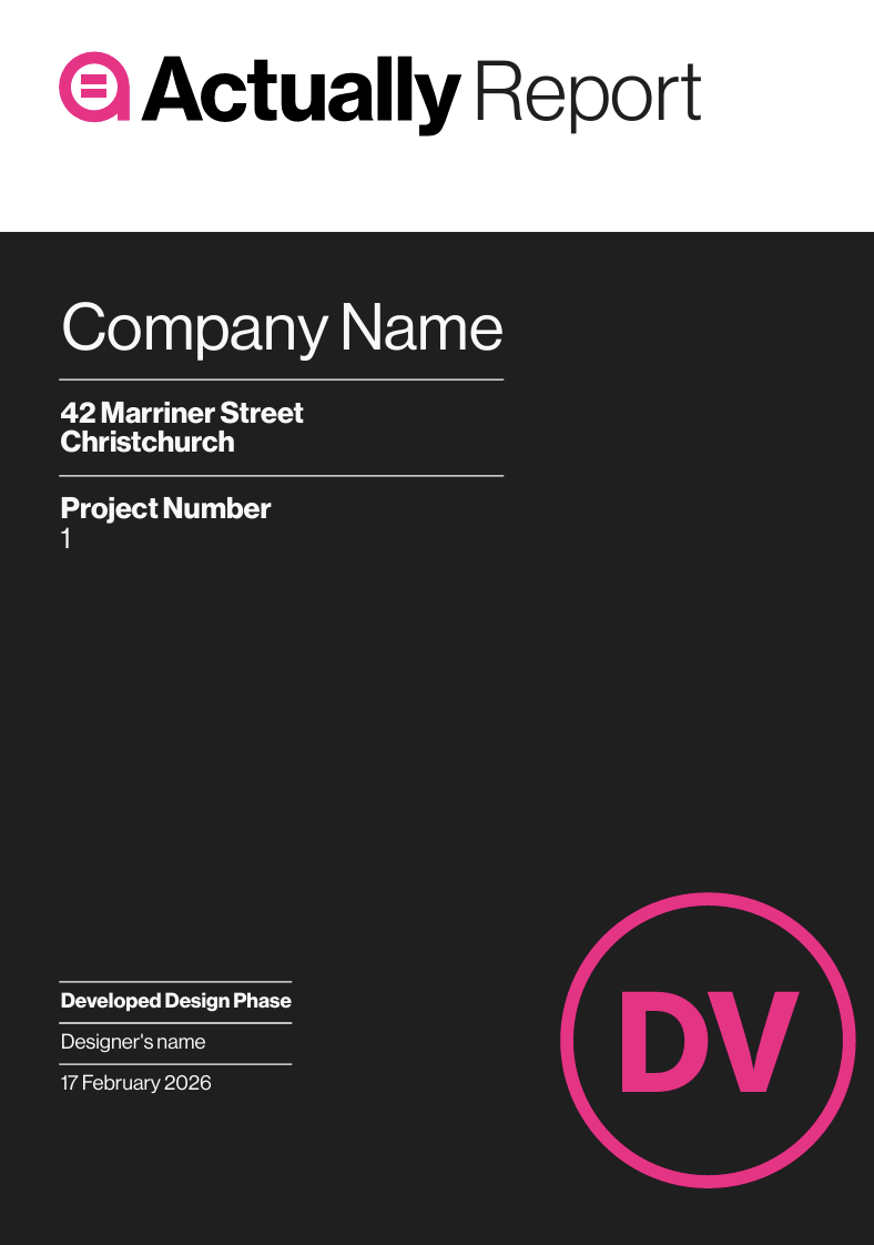 Sample Report Cover Page